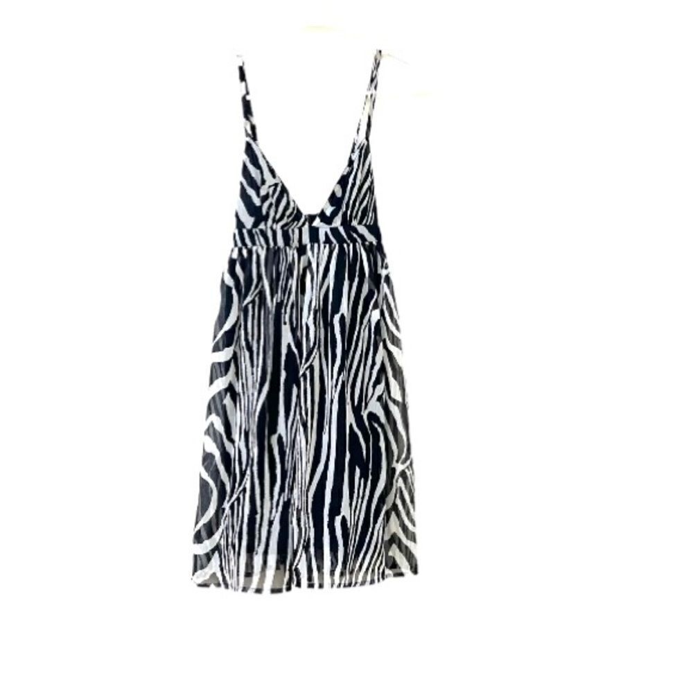 H&M New Zebra Mini Dress S 4 - Picture 2 of 6